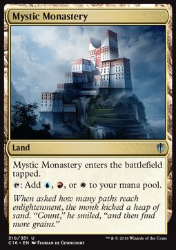 Mystic Monastery⁣ - Commander 2016⁣ (Uncommon)⁣ [310]