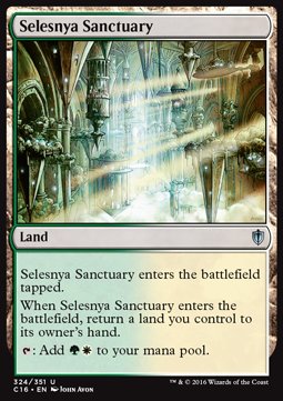 Selesnya Sanctuary⁣ - Commander 2016⁣ (Uncommon)⁣ [324]