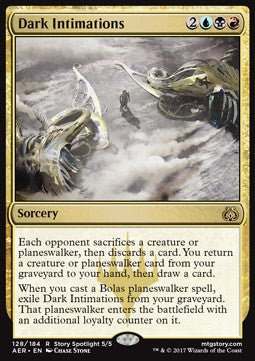 Dark Intimations⁣ - Aether Revolt⁣ (Rare)⁣ [128]