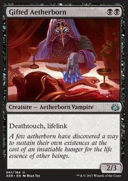 Gifted Aetherborn⁣ - Aether Revolt⁣ (Uncommon)⁣ [61]