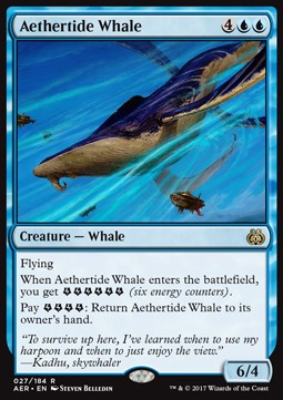 Aethertide Whale⁣ - Aether Revolt⁣ (Rare)⁣ [27]