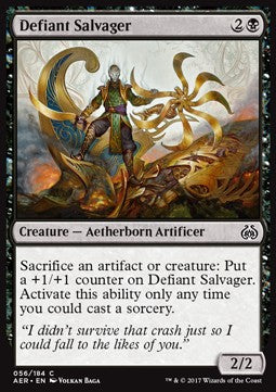 Defiant Salvager⁣ - Aether Revolt⁣ (Common)⁣ [56]