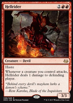 Hellrider⁣ - Modern Masters 2017⁣ (Rare)⁣ [98]