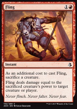 Fling⁣ - Amonkhet⁣ (Common)⁣ [132]