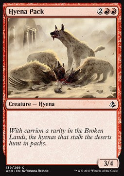 Hyena Pack⁣ - Amonkhet⁣ (Common)⁣ [139]