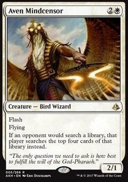 Aven Mindcensor⁣ - Amonkhet⁣ (Rare)⁣ [5]