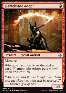 Flameblade Adept⁣ - Amonkhet⁣ (Uncommon)⁣ [131]