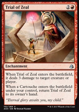 Trial of Zeal⁣ - Amonkhet⁣ (Uncommon)⁣ [152]