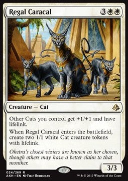 Regal Caracal⁣ - Amonkhet⁣ (Rare)⁣ [24]