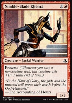 Nimble-Blade Khenra⁣ - Amonkhet⁣ (Common)⁣ [145]