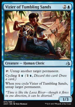 Vizier of Tumbling Sands⁣ - Amonkhet⁣ (Uncommon)⁣ [75]