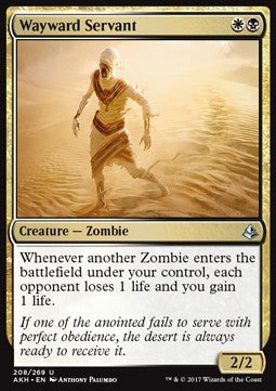 Wayward Servant⁣ - Amonkhet⁣ (Uncommon)⁣ [208]