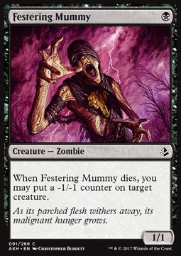 Festering Mummy⁣ - Amonkhet⁣ (Common)⁣ [91]