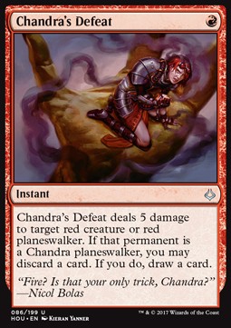 Chandra's Defeat⁣ - Hour of Devastation⁣ (Uncommon)⁣ [86]