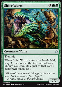 Sifter Wurm⁣ - Hour of Devastation⁣ (Uncommon)⁣ [135]