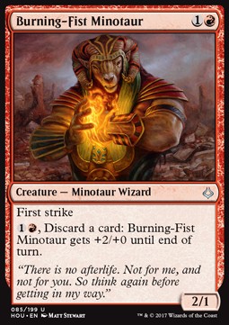 Burning-Fist Minotaur⁣ - Hour of Devastation⁣ (Uncommon)⁣ [85]