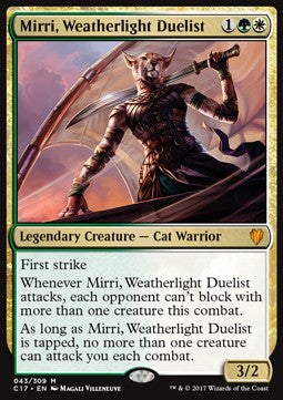 Mirri, Weatherlight Duelist⁣ - Commander 2017⁣ (Mythic)⁣ [43]