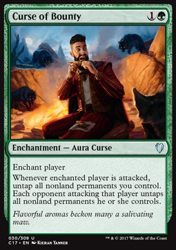 Curse of Bounty⁣ - Commander 2017⁣ (Uncommon)⁣ [30]