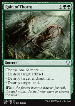 Rain of Thorns⁣ - Commander 2017⁣ (Uncommon)⁣ [156]