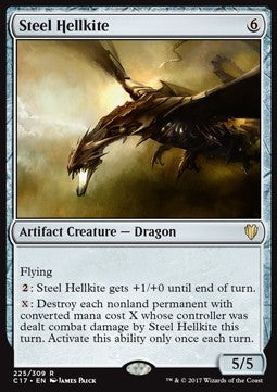 Steel Hellkite⁣ - Commander 2017⁣ (Rare)⁣ [225]