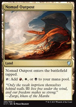 Nomad Outpost⁣ - Commander 2017⁣ (Uncommon)⁣ [265]