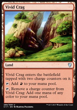 Vivid Crag⁣ - Commander 2017⁣ (Uncommon)⁣ [289]