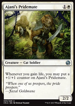 Ajani's Pridemate⁣ - Iconic Masters⁣ (Uncommon)⁣ [5]