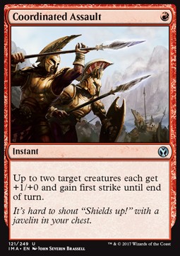 Coordinated Assault⁣ - Iconic Masters⁣ (Uncommon)⁣ [121]