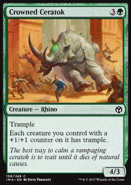 Crowned Ceratok⁣ - Iconic Masters⁣ (Common)⁣ [158]