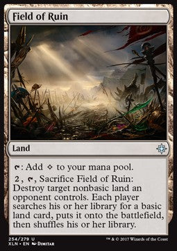 Field of Ruin⁣ - Ixalan⁣ (Uncommon)⁣ [254]