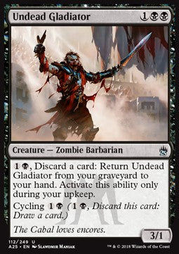 Undead Gladiator⁣ - Masters 25⁣ (Uncommon)⁣ [112]