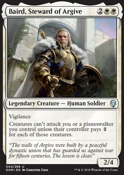 Baird, Steward of Argive⁣ - Dominaria⁣ (Uncommon)⁣ [4]