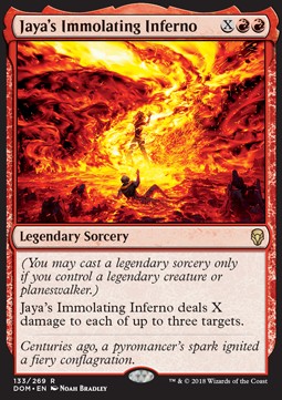 Jaya's Immolating Inferno⁣ - Dominaria⁣ (Rare)⁣ [133]