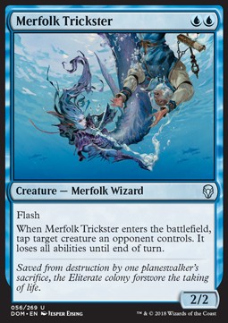 Merfolk Trickster⁣ - Dominaria⁣ (Uncommon)⁣ [56]