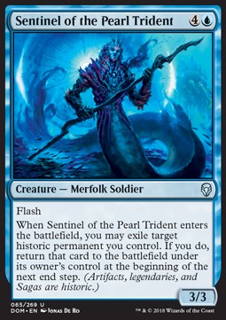 Sentinel of the Pearl Trident⁣ - Dominaria⁣ (Uncommon)⁣ [65]