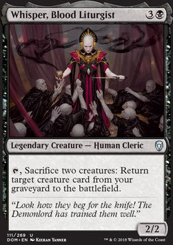 Whisper, Blood Liturgist⁣ - Dominaria⁣ (Uncommon)⁣ [111]