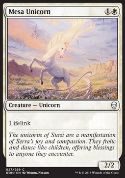 Mesa Unicorn⁣ - Dominaria⁣ (Common)⁣ [27]