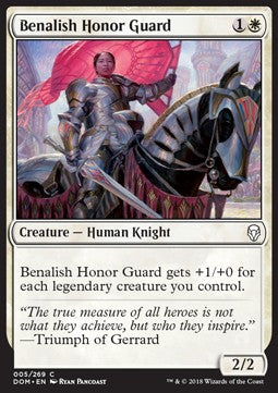 Benalish Honor Guard⁣ - Dominaria⁣ (Common)⁣ [5]