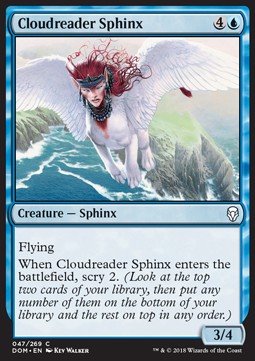 Cloudreader Sphinx⁣ - Dominaria⁣ (Common)⁣ [47]