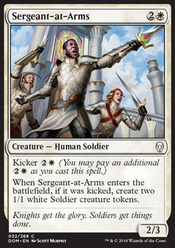 Sergeant-at-Arms⁣ - Dominaria⁣ (Common)⁣ [32]