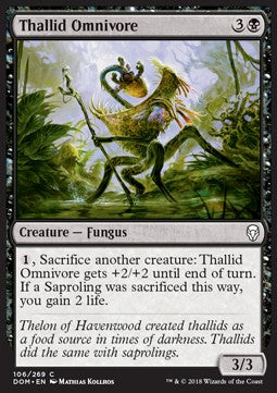 Thallid Omnivore⁣ - Dominaria⁣ (Common)⁣ [106]