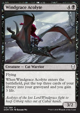 Windgrace Acolyte⁣ - Dominaria⁣ (Common)⁣ [112]