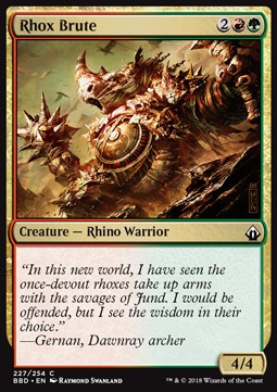 Rhox Brute⁣ - Battlebond⁣ (Common)⁣ [227]