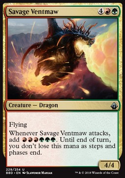 Savage Ventmaw⁣ - Battlebond⁣ (Uncommon)⁣ [229]