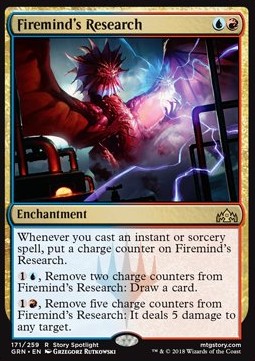 Firemind's Research⁣ - Guilds of Ravnica⁣ (Rare)⁣ [171]