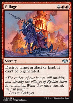 Pillage⁣ - Modern Horizons⁣ (Uncommon)⁣ [139]