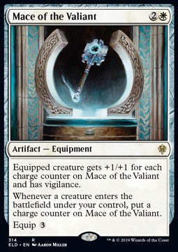 Mace of the Valiant⁣ - Throne of Eldraine: Extras⁣ (Rare)⁣ [314]