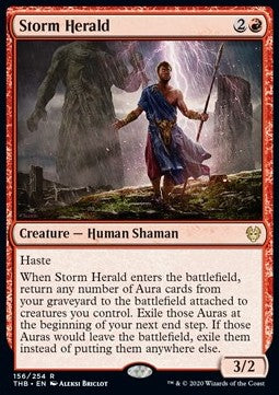 Storm Herald⁣ - Theros Beyond Death⁣ (Rare)⁣ [156]