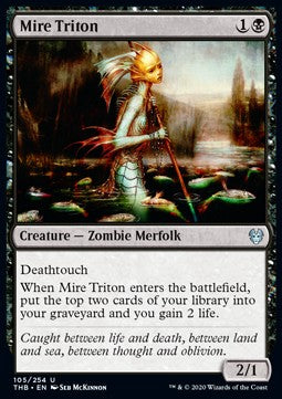 Mire Triton⁣ - Theros Beyond Death⁣ (Uncommon)⁣ [105]