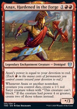 Anax, Hardened in the Forge⁣ - Theros Beyond Death⁣ (Uncommon)⁣ [125]